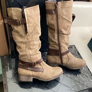 Brown Knee-High Women's Boots